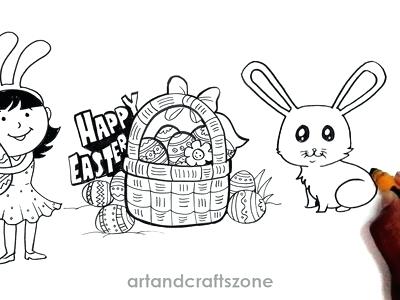 400x300 dreaded easter drawing ideas easter basket ideas drawing - Easter Drawing Activities
