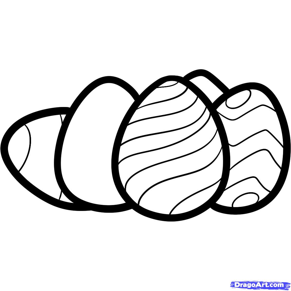 1134x1134 How To Draw Easter Eggs For Kids, Step - Easter Drawing Images