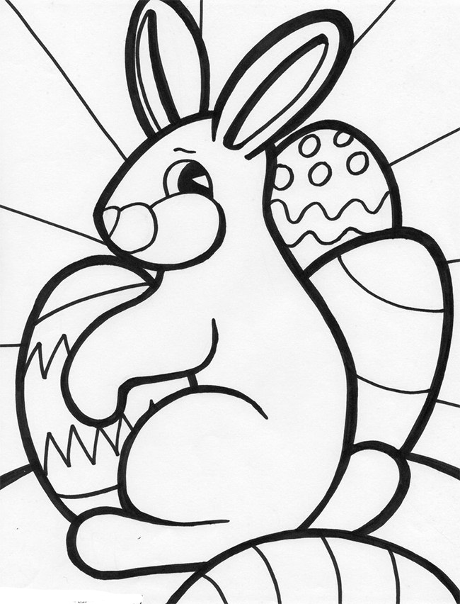 Easter Drawing Templates at Explore collection of