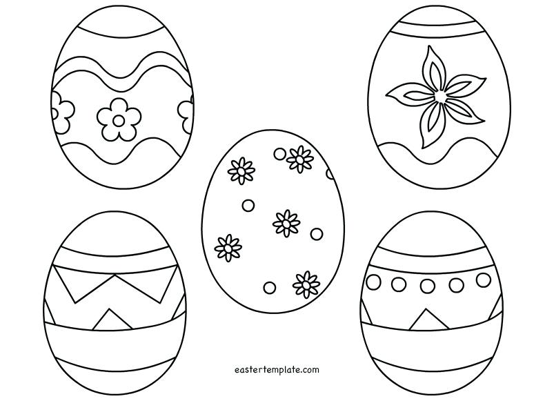 803x581 Greeting Card Template Rabbit Vector Easter Egg Drawing Templates - Easter Drawing Templates