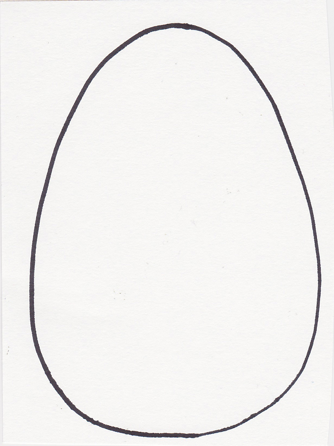 1170x1565 Easter Egg Template Free - Easter Drawing Templates