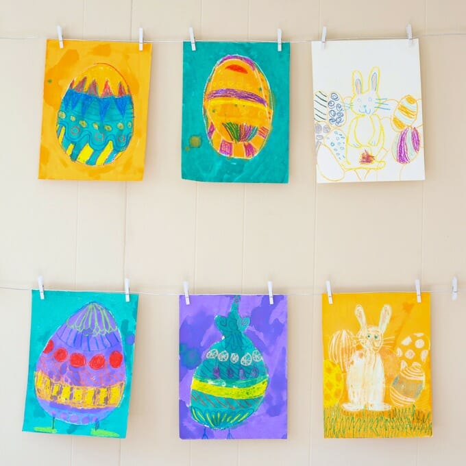 680x680 Easter Egg Drawings With Kids - Easter Drawings For Kids