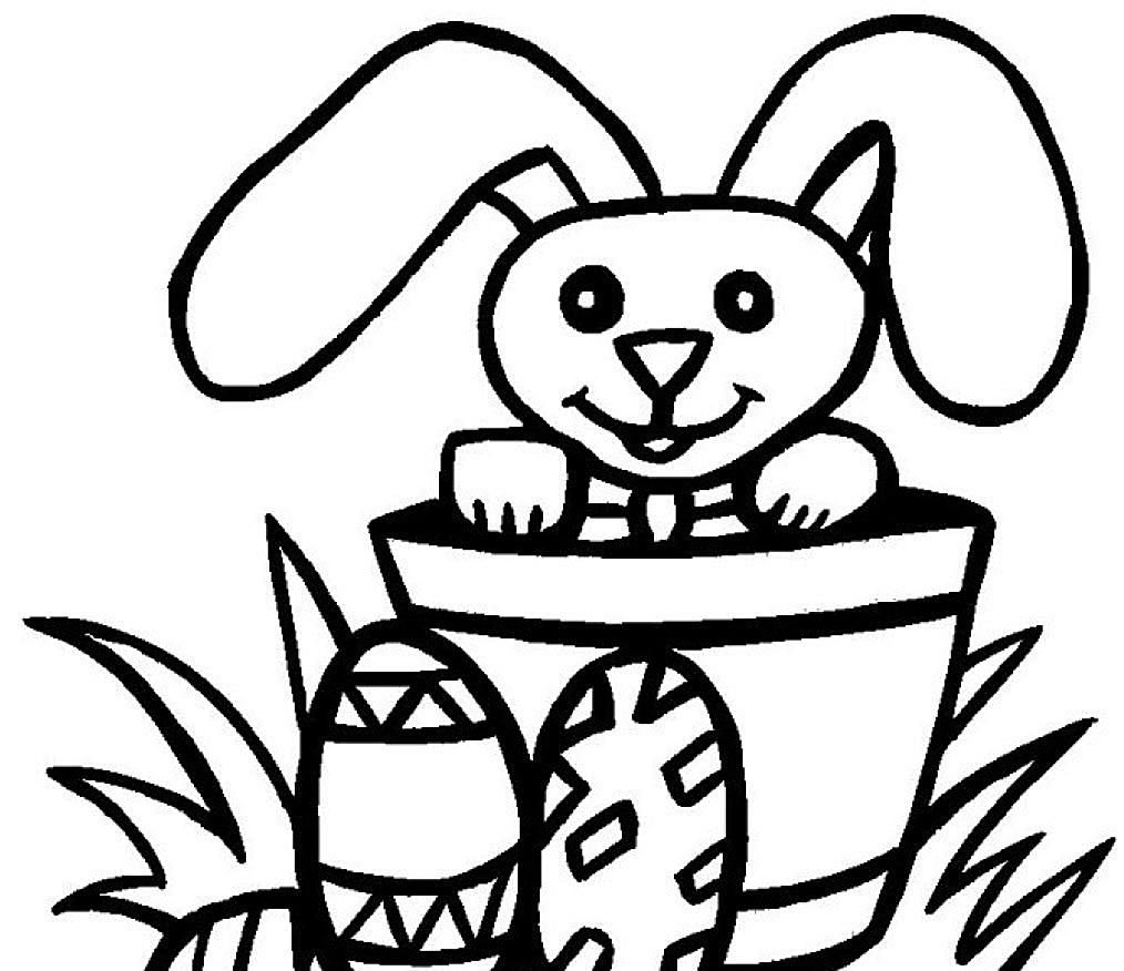 1014x876 Free Printable Easter Drawings - Easter Drawings For Kids