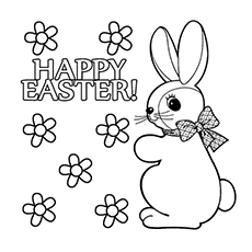 230x230 Top Free Printable Easter Bunny Coloring Pages Online - Easter Drawings For Kids