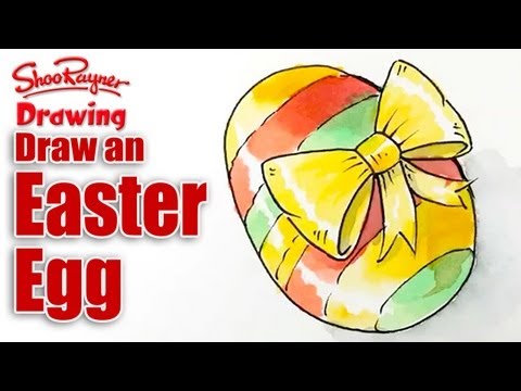 480x360 How To Draw An Easter Egg Shoo Rayner - Easter Egg Drawing