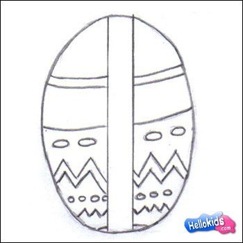 350x350 How To Draw How To Draw An Easter Egg - Easter Egg Drawing