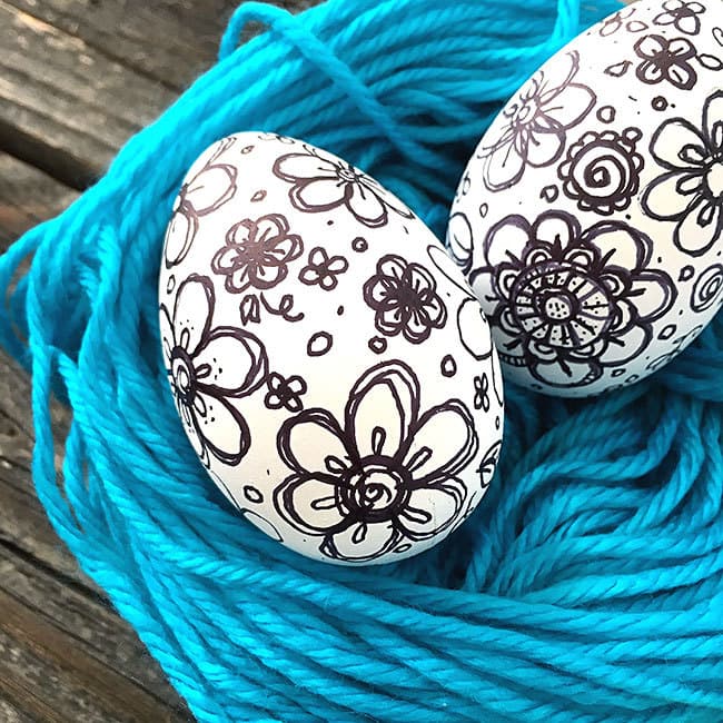 650x650 Make Your Own Drawing Art Easter Eggs - Easter Egg Drawing