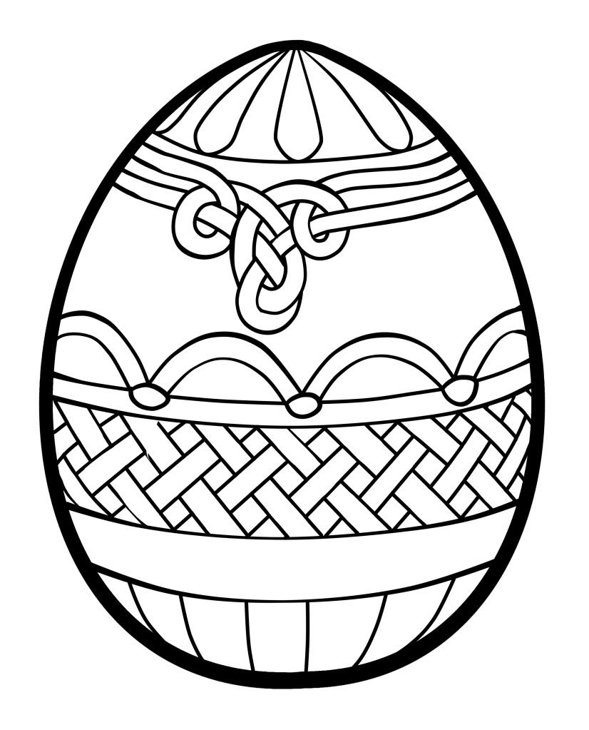 826x1023 Unique Spring Easter Holiday Adult Coloring Pages Designs - Easter Egg Drawing