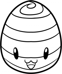 252x302 how to draw a chibi easter egg step dawn easter egg pictures - Easter Egg Drawing
