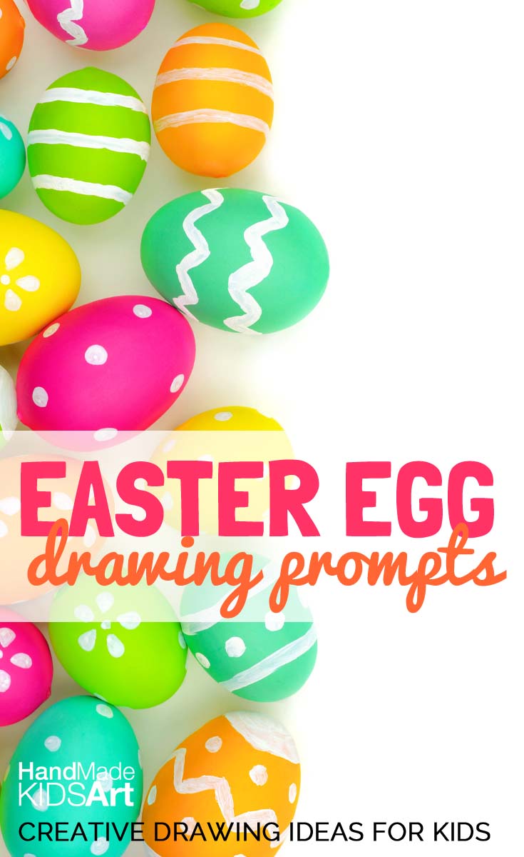 735x1200 Easter Egg Creative Drawing Ideas For Kids - Easter Egg Drawing