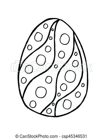 347x470 easter egg designs to draw happy egg decorated with ornament - Easter Egg Drawing