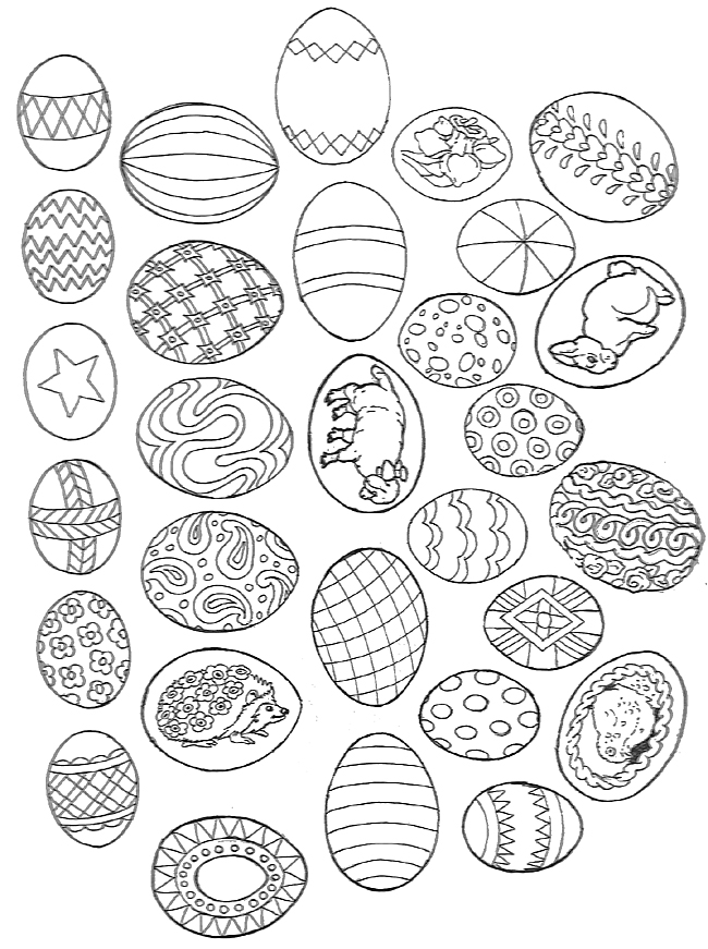 Easter Egg Drawing For Kids at Explore collection