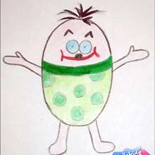 220x220 How To Draw Easter - Easter Egg Drawing For Kids