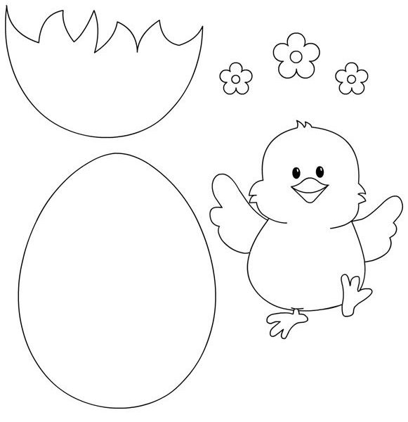 Easter Egg Drawing Template at PaintingValley.com | Explore collection ...