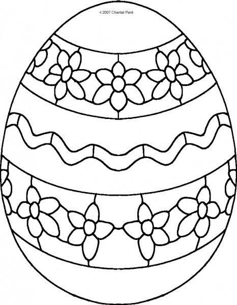 466x600 Easter Egg Drawing Template At Getdrawings Com Best Coloring - Easter Egg Drawing Template