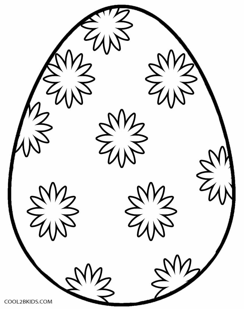 850x1074 Easter Eggs Template - Easter Egg Drawing Template