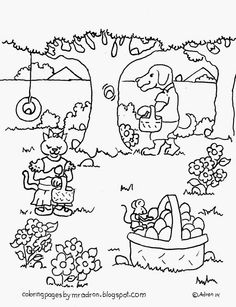 236x307 easter egg hunt coloring pages hd easter images - Easter Egg Hunt Drawing