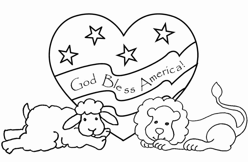 800x524 easter lamb coloring pages lion and lamb drawing - Easter Lamb Drawing