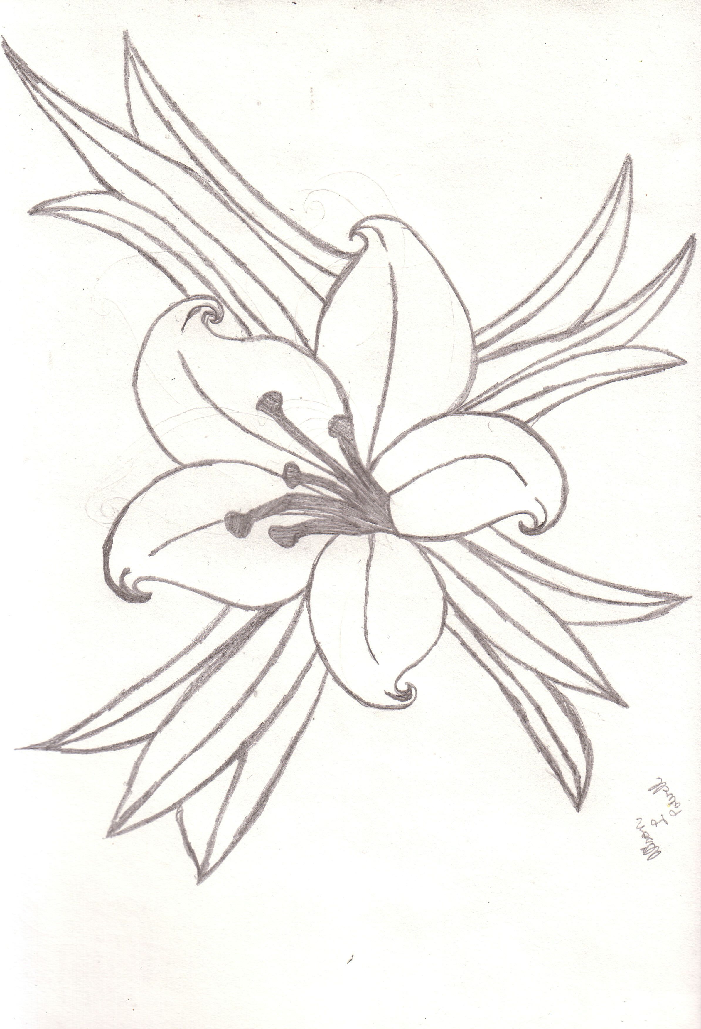 2388x3504 Easter Lily Tattoos Tattoos Lily Tattoo Design - Easter Lily Drawing