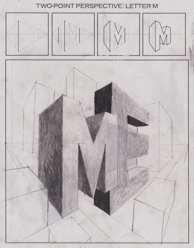 628x800 Exam Point Perspective - Easy 2 Point Perspective Drawing