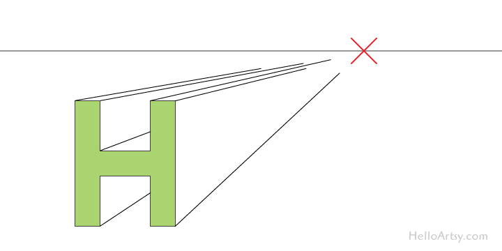 720x360 One Point Perspective Drawing Step - Easy 2 Point Perspective Drawing