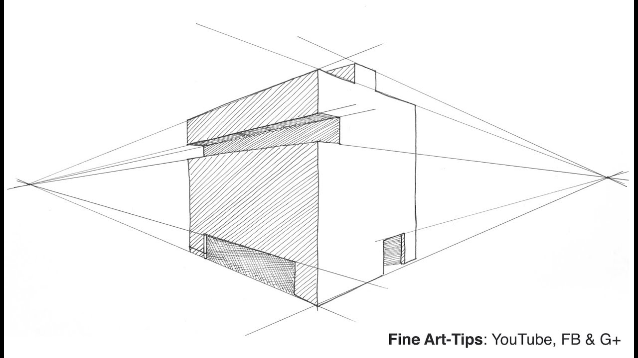 Easy 2 Point Perspective Drawing at PaintingValley.com | Explore