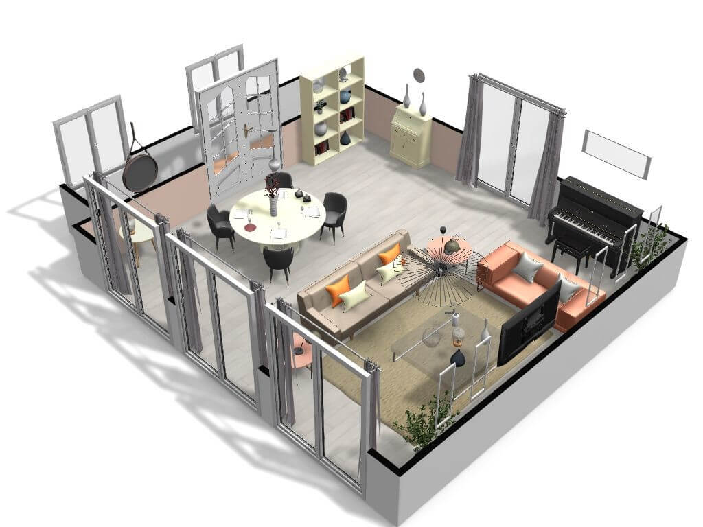 1024x768 Free And Online Home Design Planner - Easy 3d Building Drawing