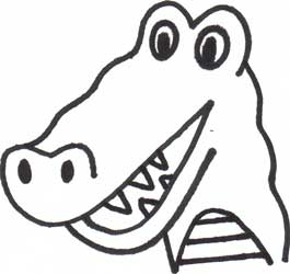 265x250 How To Draw Crocodiles Alligators Drawing Tutorials Drawing - Easy Alligator Drawing