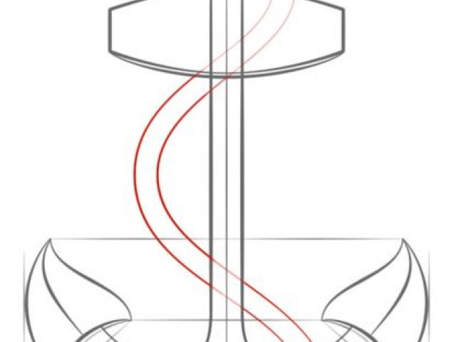 640x480 Drawn Anchor Easy - Easy Anchor Drawing