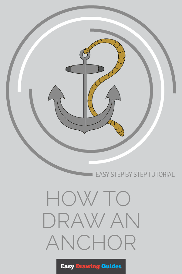 600x900 How To Draw An Anchor Easy Drawing Guides - Easy Anchor Drawing