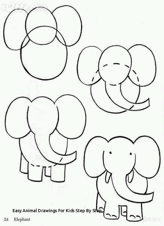 524x720 Easy Animal Drawings For Kids Step - Easy Animal Drawings For Kids