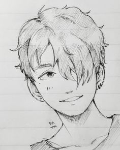 Easy Anime Boy Drawing at PaintingValley.com | Explore ...