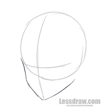 422x447 How To Draw Anime Boy Step - Easy Anime Boy Drawing