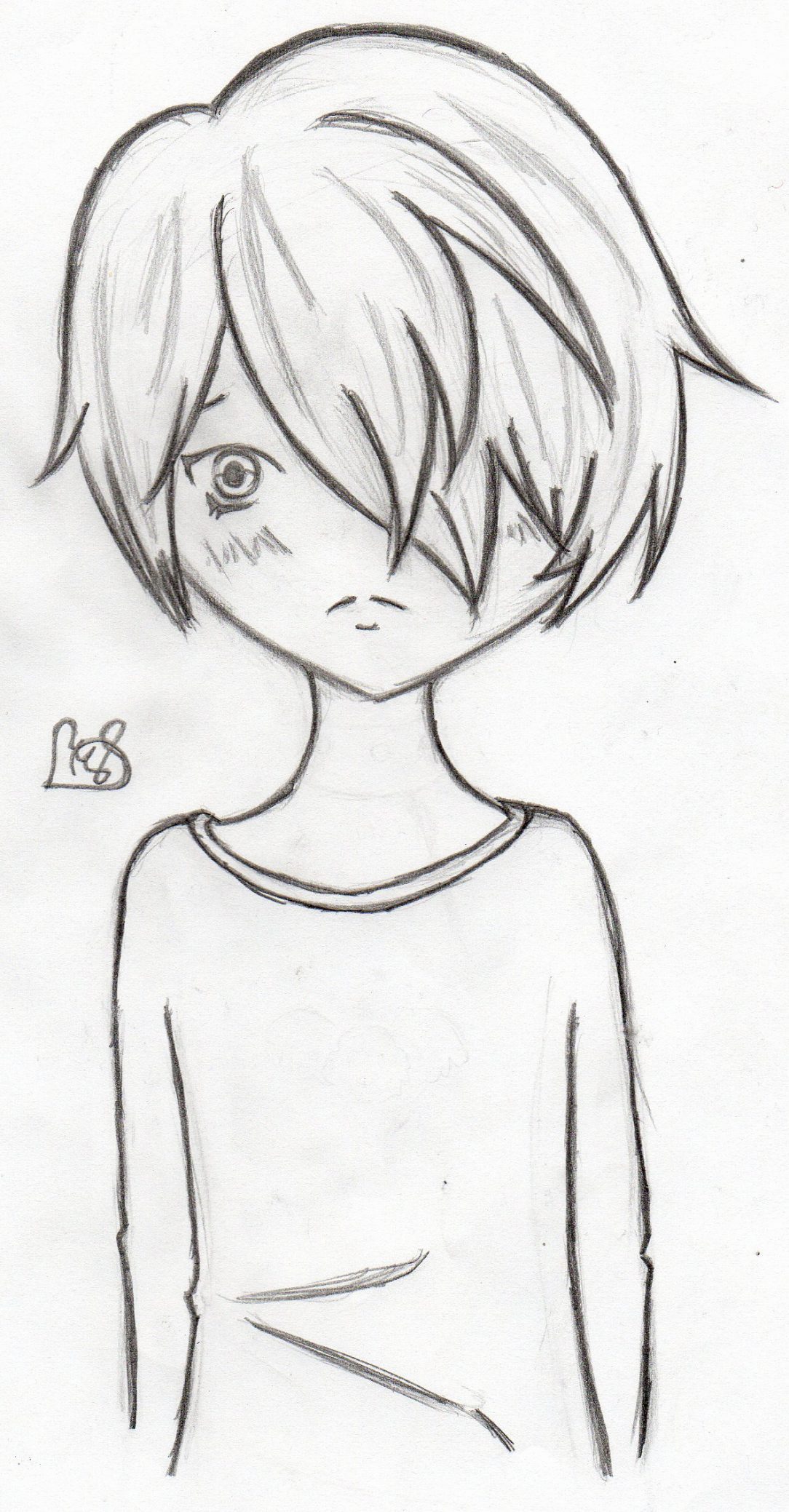 Easy Anime Boy Drawing at PaintingValley.com | Explore collection of ...