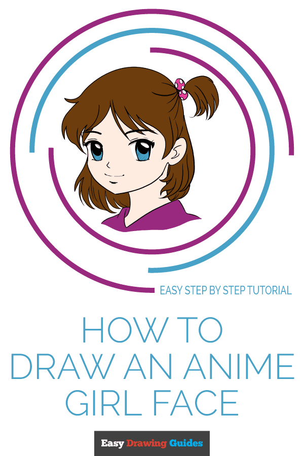 600x900 How To Draw An Anime Girl Face - Easy Anime Girl Drawing