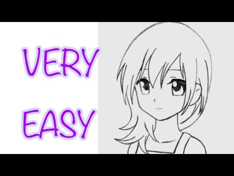 480x360 How To Draw An Anime Girl - Easy Anime Girl Drawing