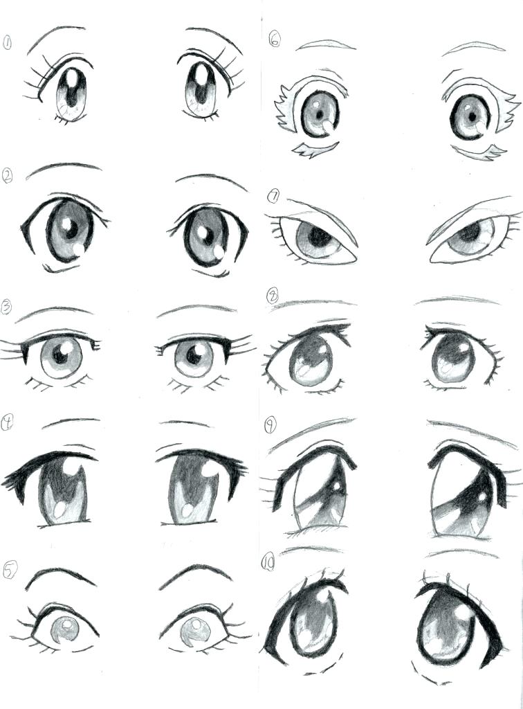 756x1024 Step - Easy Anime Girl Drawing