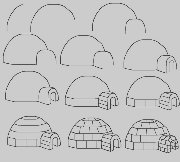 600x542 Easy Step - Easy Art Drawings