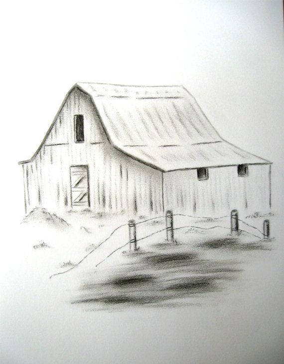 Easy Barn Drawing at Explore collection of Easy