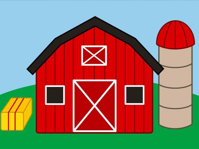 Easy Barn Drawing at PaintingValley.com | Explore collection of Easy ...