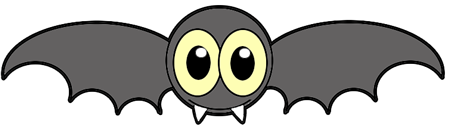 450x129 bat vampire crafts for kids making halloween bats vampires - Easy Bat Drawing