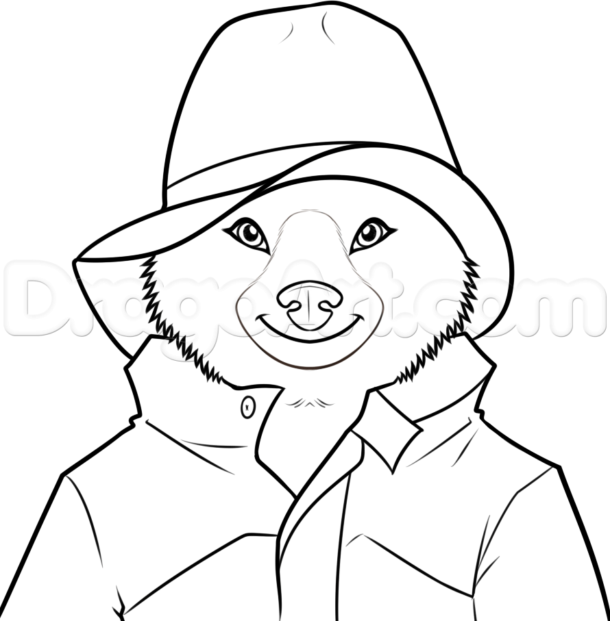 890x907 Bear Drawing Easy - Easy Bear Face Drawing