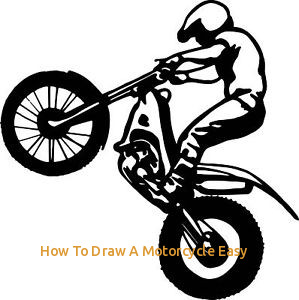 299x300 how to draw a motorcycle easy drawing simple dirt bikes clipart - Easy Bike Drawing