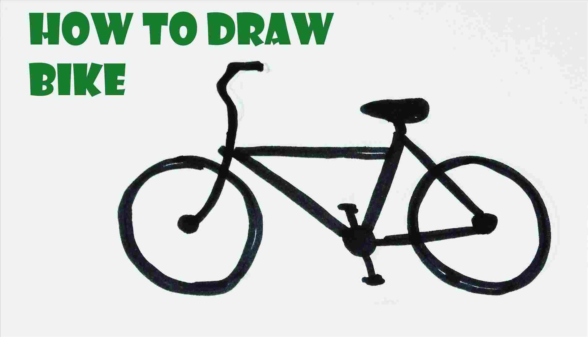 1899x1089 To Draw A Cartoon Youtuberhyoutubecom How Easy Bike Drawing - Easy Bike Drawing