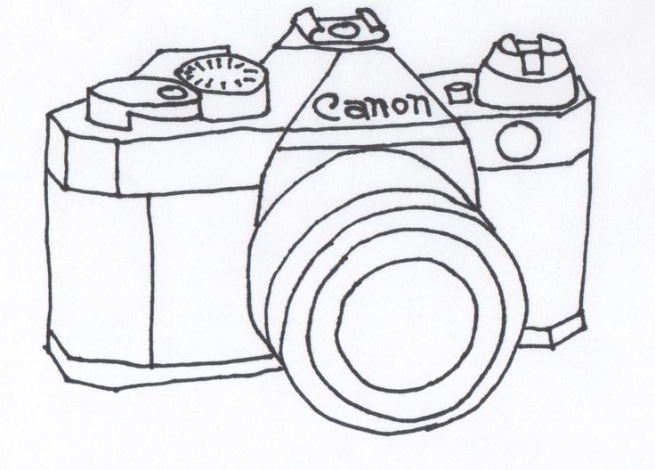 736x528 Camera Drawing, Pencil, Sketch, Colorful, Realistic Art Images - Easy Camera Drawing