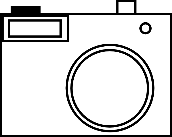 600x479 Collection Of Free Lines Vector Camera Download On Ui Ex - Easy Camera Drawing