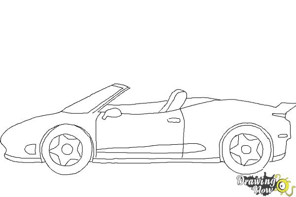 600x400 How To Draw A Car Easy - Easy Car Drawing For Kid