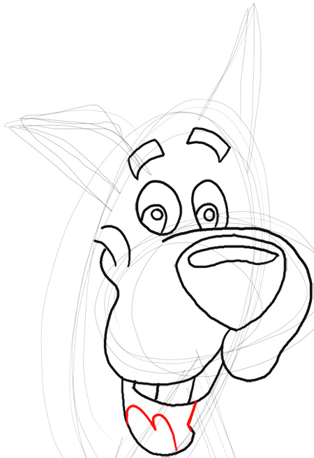 450x655 Easy Cartoon Frog Drawing How To Draw Scooby Doo Step - Easy Cartoon Drawing Tutorials