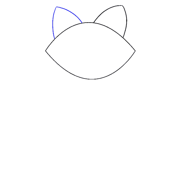 678x600 How To Draw A Simple Cat Easy Drawing Guides - Easy Cat Drawing Step By Step