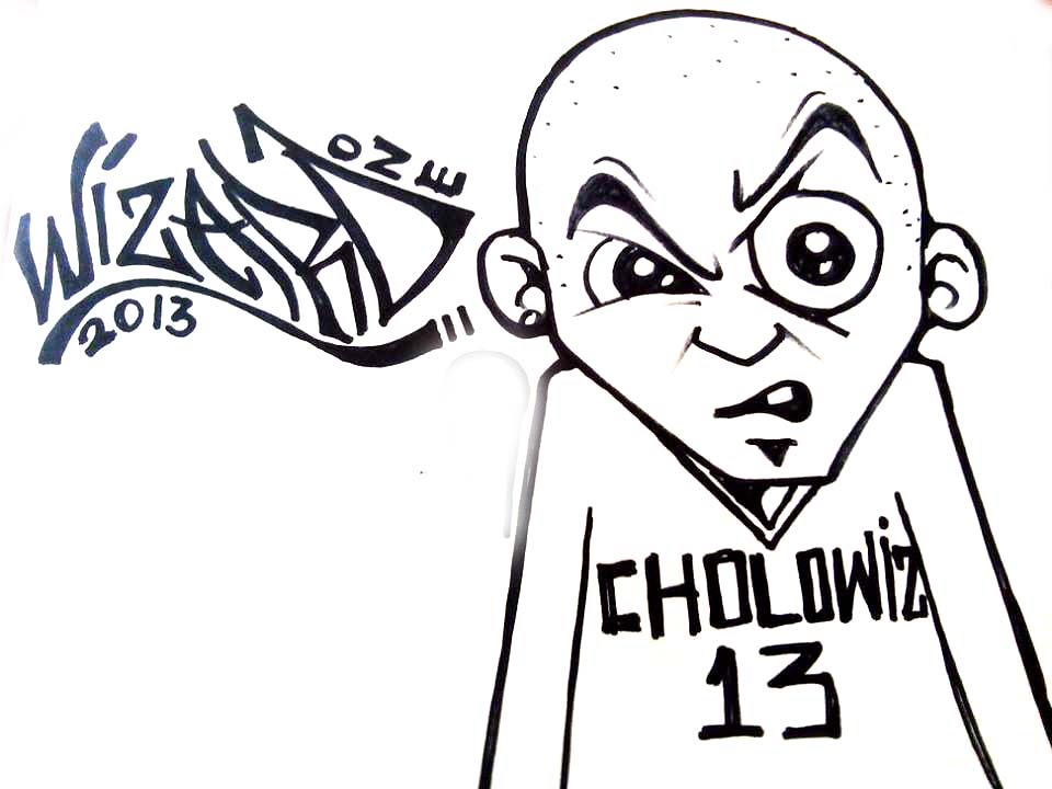 960x720 Lets Draw A Simple Graffiti Character - Easy Characters Drawing